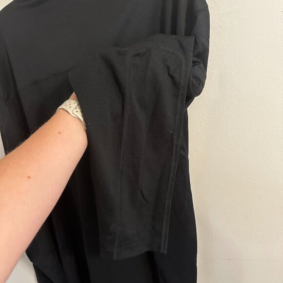 NWT Eddie Bauer Breathable Mesh 1/4 Zip Shirt in Black - Size XXL - Picture 4 of 13